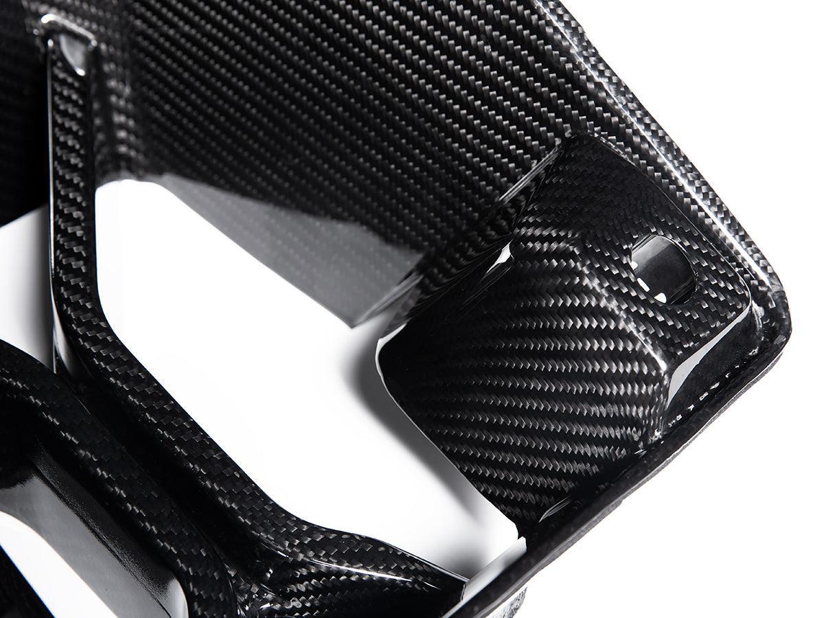 AutoTecknic Dry Carbon Podium Front Bumper Lower Vent Set - G87 M2-Exterior-Silicon Valley Bimmer