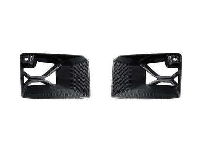 AutoTecknic Dry Carbon Podium Front Bumper Lower Vent Set - G87 M2-Exterior-Silicon Valley Bimmer
