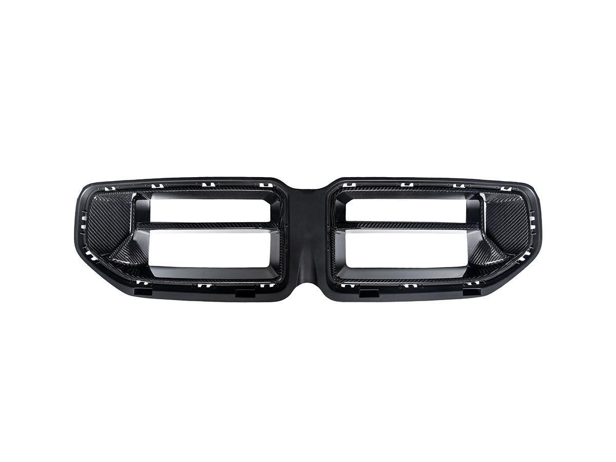 AutoTecknic Dry Carbon Podium Front Grille - G87 M2-Exterior-Silicon Valley Bimmer