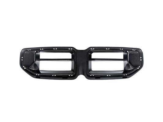 AutoTecknic Dry Carbon Podium Front Grille - G87 M2-Exterior-Silicon Valley Bimmer