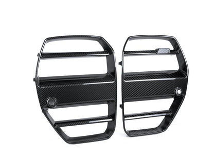 AutoTecknic Dry Carbon Podium V1 Front Grille Set - G80 M3 | G82/ G83 M4