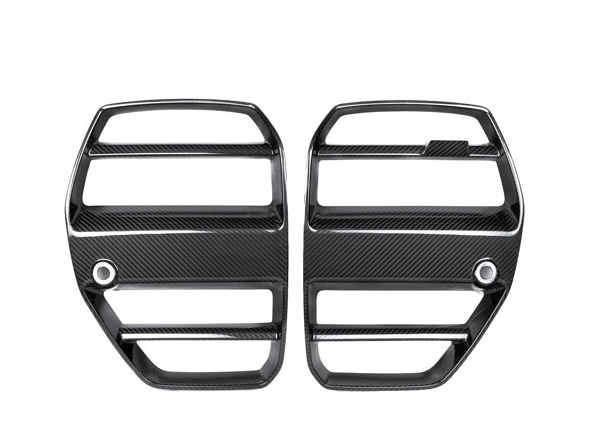 AutoTecknic Dry Carbon Podium V1 Front Grille Set - G80 M3 | G82/ G83 M4