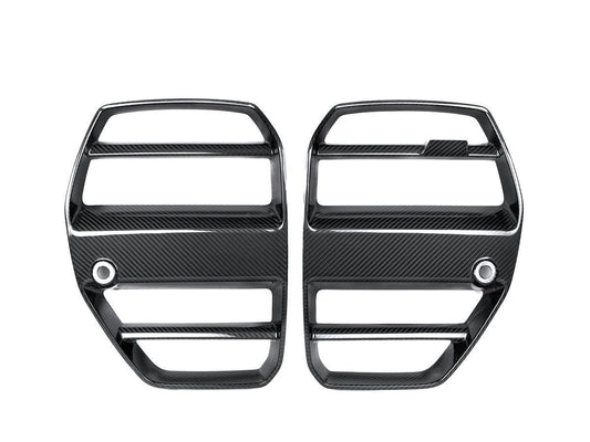 AutoTecknic Dry Carbon Podium V1 Front Grille Set - G80 M3 | G82/ G83 M4