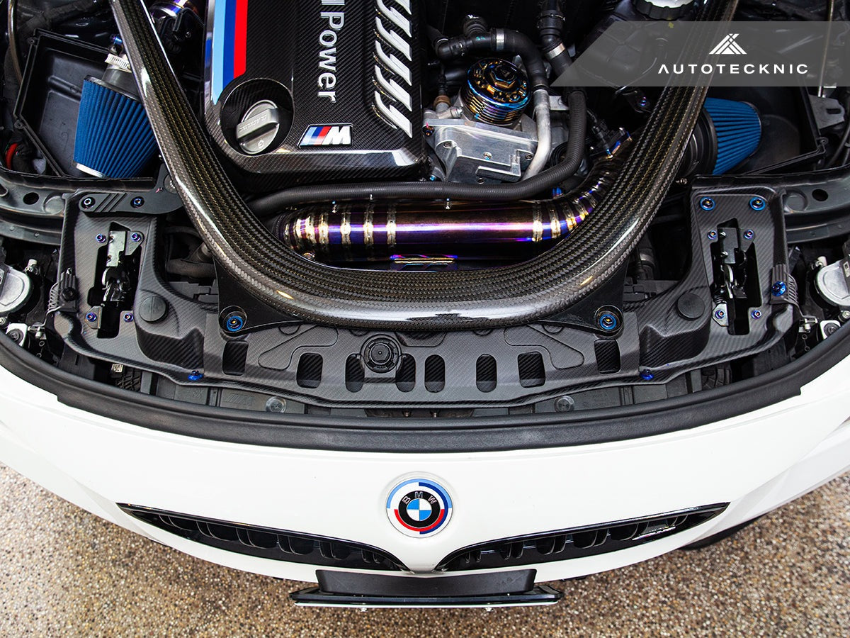 AutoTecknic Dry Carbon Radiator Support Brace - F8X M2/ M3/ M4-Exterior-Silicon Valley Bimmer