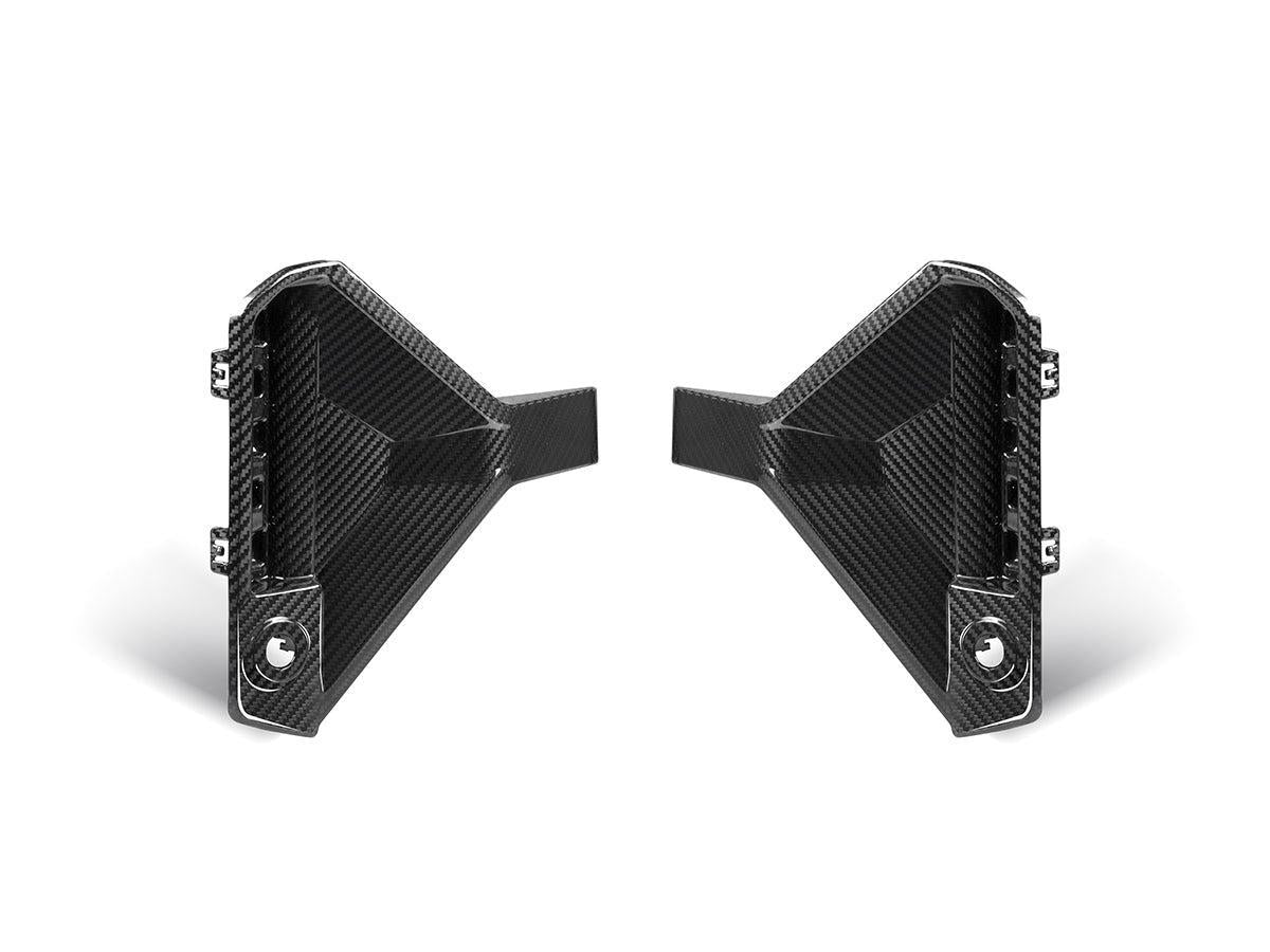 AutoTecknic Dry Carbon Rear Bumper Reflector Trim Set - G87 M2-Exterior-Silicon Valley Bimmer