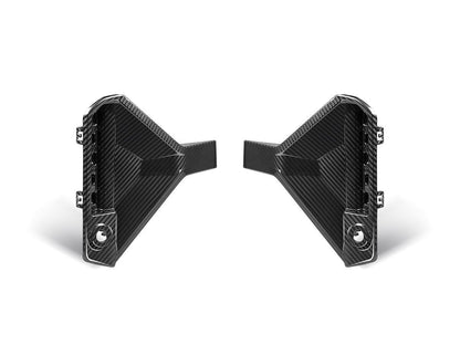 AutoTecknic Dry Carbon Rear Bumper Reflector Trim Set - G87 M2-Exterior-Silicon Valley Bimmer