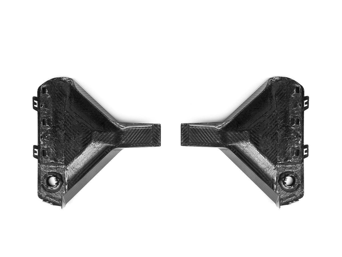 AutoTecknic Dry Carbon Rear Bumper Reflector Trim Set - G87 M2-Exterior-Silicon Valley Bimmer