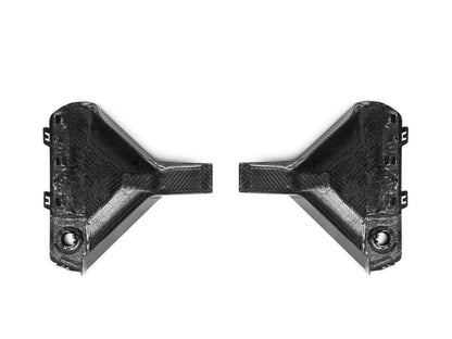 AutoTecknic Dry Carbon Rear Bumper Reflector Trim Set - G87 M2-Exterior-Silicon Valley Bimmer