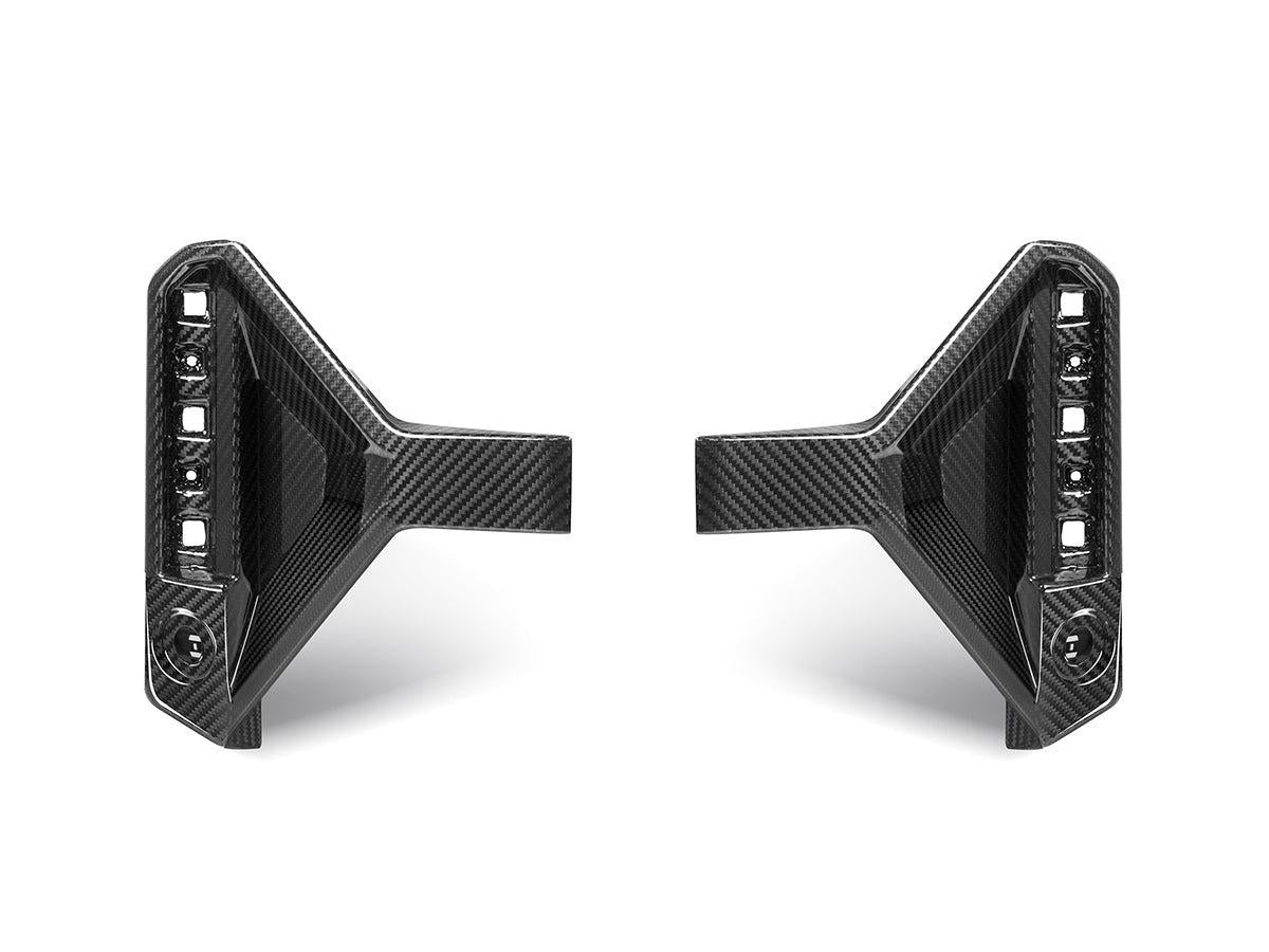 AutoTecknic Dry Carbon Rear Bumper Reflector Trim Set - G87 M2-Exterior-Silicon Valley Bimmer