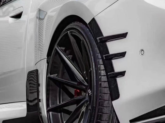 AutoTecknic Dry Carbon Rear Fender Arch Trim Set - G87 M2-Exterior-Silicon Valley Bimmer