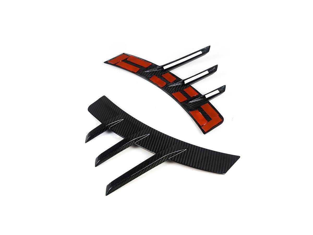 AutoTecknic Dry Carbon Rear Fender Arch Trim Set - G87 M2-Exterior-Silicon Valley Bimmer