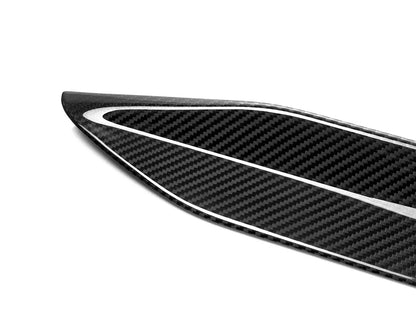 AutoTecknic Dry Carbon Rear Fin Set - F96 X6M | G06 X6-Exterior-Silicon Valley Bimmer