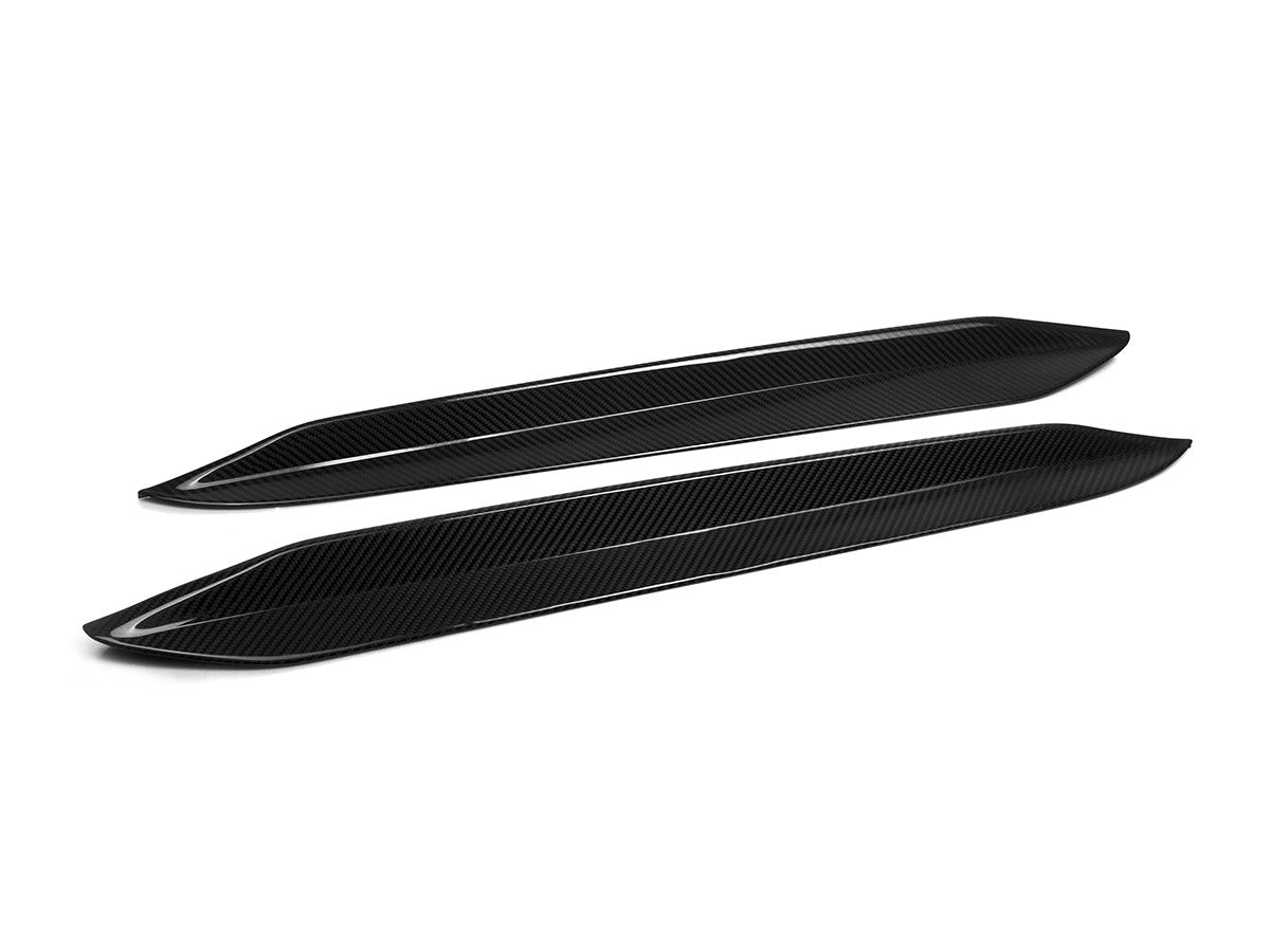 AutoTecknic Dry Carbon Rear Fin Set - F96 X6M | G06 X6-Exterior-Silicon Valley Bimmer