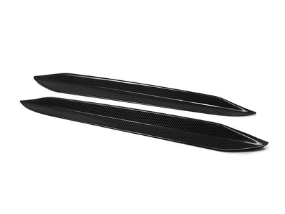 AutoTecknic Dry Carbon Rear Fin Set - F96 X6M | G06 X6-Exterior-Silicon Valley Bimmer