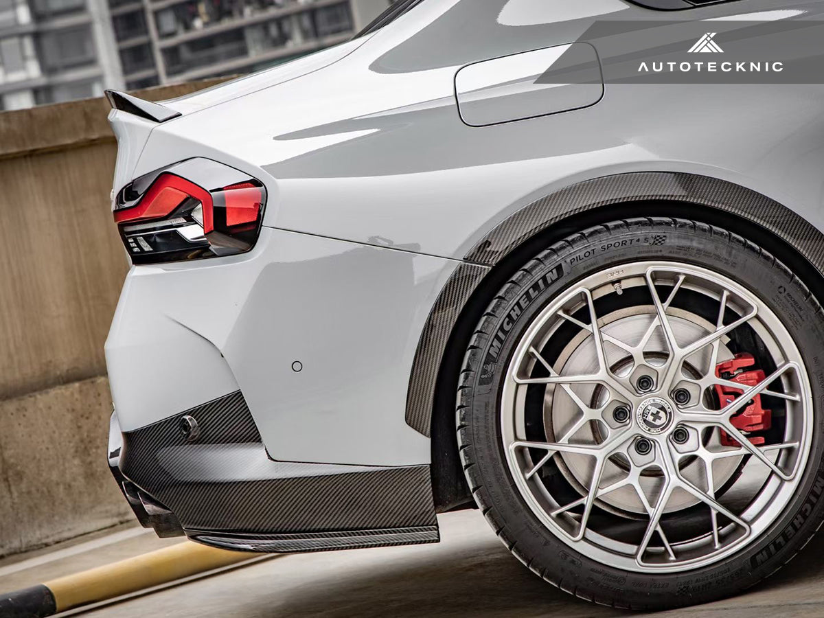 AutoTecknic Dry Carbon Rear Side Diffuser Set - G42 2-Series-Exterior-Silicon Valley Bimmer