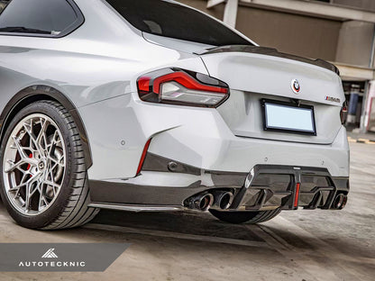 AutoTecknic Dry Carbon Rear Side Diffuser Set - G42 2-Series-Exterior-Silicon Valley Bimmer