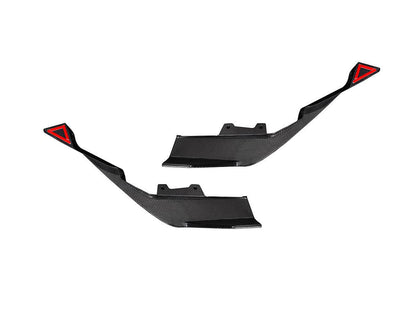 AutoTecknic Dry Carbon Rear Splitter Set - G87 M2-Exterior-Silicon Valley Bimmer