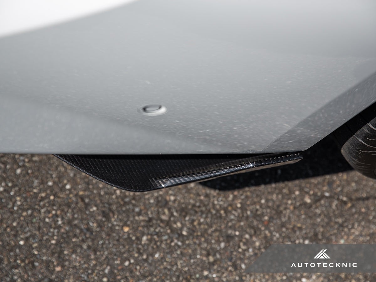 AutoTecknic Dry Carbon Rear Splitter Set - G87 M2-Exterior-Silicon Valley Bimmer