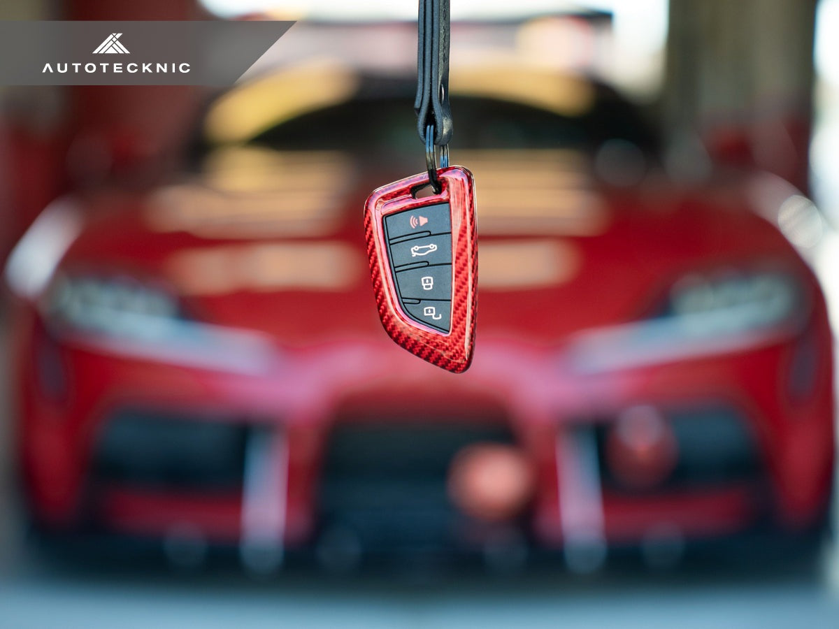 AutoTecknic Dry Carbon Remote Key Case - A90/ A91 Supra 2020-Up-Lifestyle-Silicon Valley Bimmer