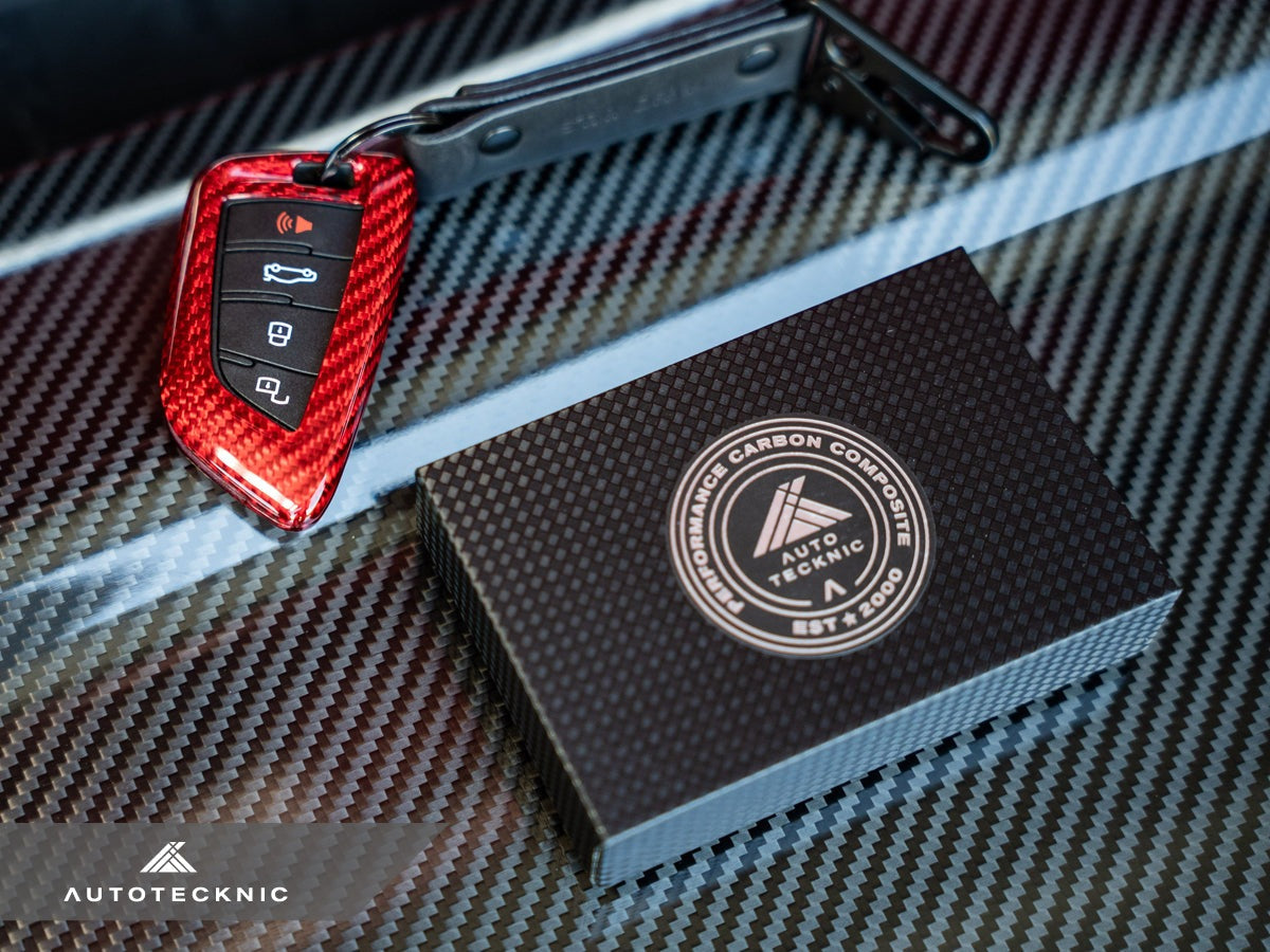 AutoTecknic Dry Carbon Remote Key Case - A90/ A91 Supra 2020-Up-Lifestyle-Silicon Valley Bimmer