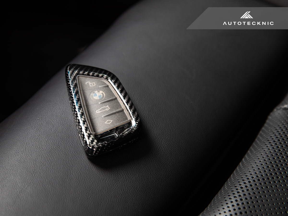 AutoTecknic Dry Carbon Remote Key Case - F90 M5 | G30 5-Series | G32 6-Series GT-Lifestyle-Silicon Valley Bimmer