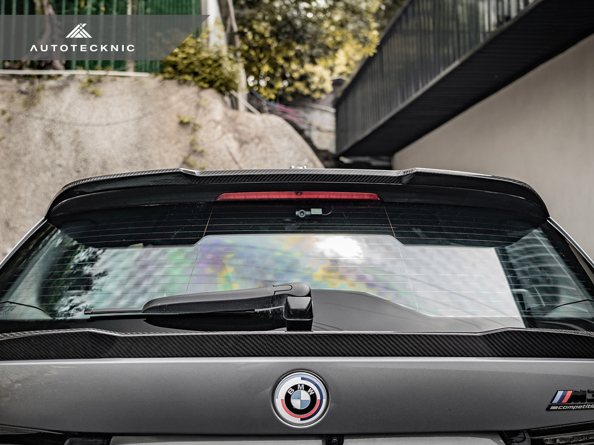AutoTecknic Dry Carbon Roof Spoiler Add-On - G81 M3-Exterior-Silicon Valley Bimmer