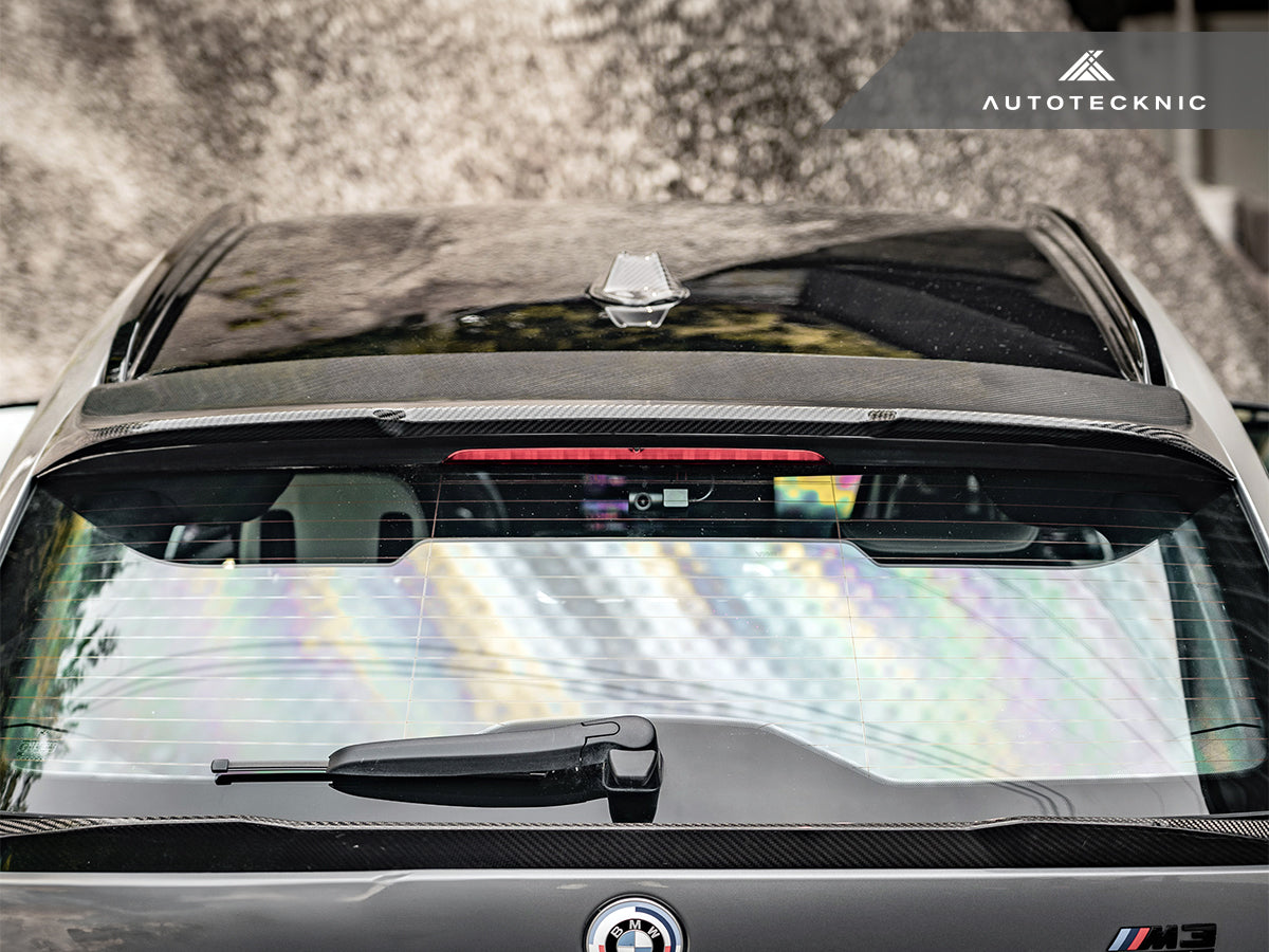 AutoTecknic Dry Carbon Roof Spoiler Add-On - G81 M3-Exterior-Silicon Valley Bimmer