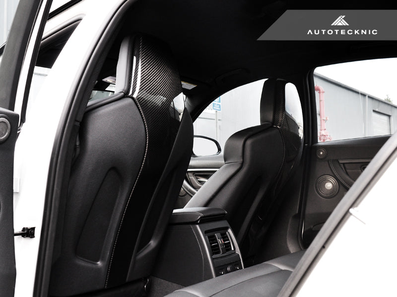 AutoTecknic Dry Carbon Seat Back Cover - F87 M2 Competition | F80 M3 | F82 M4-Interior-Silicon Valley Bimmer