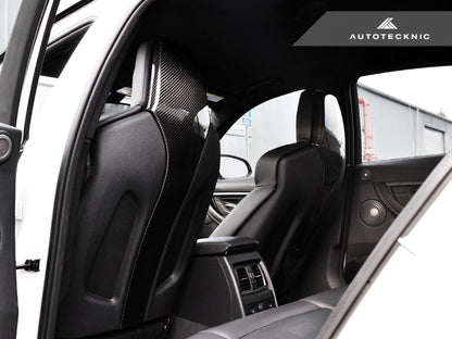 AutoTecknic Dry Carbon Seat Back Cover - F87 M2 Competition | F80 M3 | F82 M4-Interior-Silicon Valley Bimmer