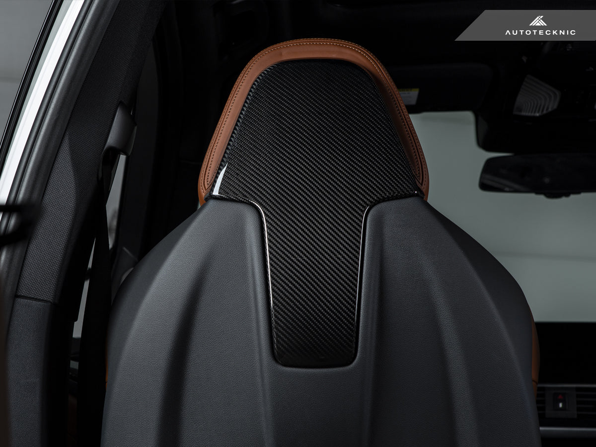 AutoTecknic Dry Carbon Seat Back Cover Set - F97 X3M | F98 X4M-Interior-Silicon Valley Bimmer