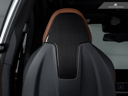AutoTecknic Dry Carbon Seat Back Cover Set - F97 X3M | F98 X4M-Interior-Silicon Valley Bimmer