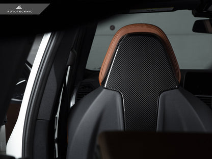 AutoTecknic Dry Carbon Seat Back Cover Set - F97 X3M | F98 X4M-Interior-Silicon Valley Bimmer