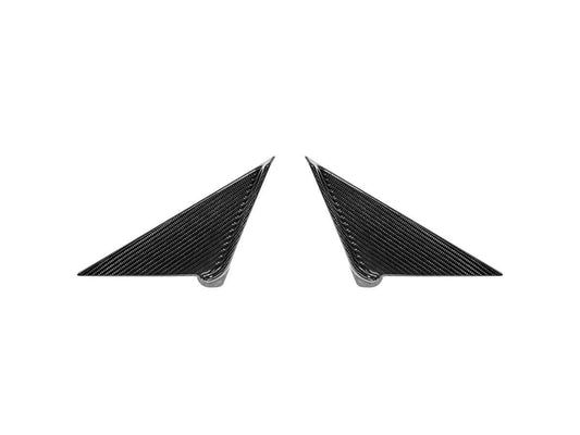 AutoTecknic Dry Carbon Side Mirror Wind Deflector Set - BMW G90/ G99 M5-Exterior Trim-Silicon Valley Bimmer