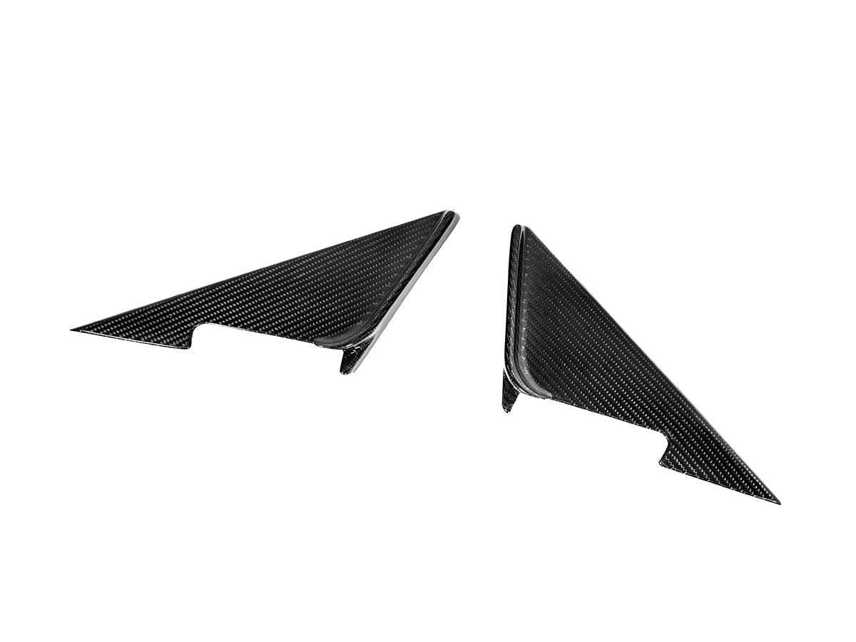 AutoTecknic Dry Carbon Side Mirror Wind Deflector Set - G87 M2-Exterior-Silicon Valley Bimmer