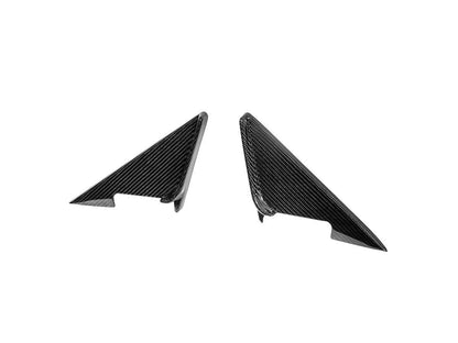 AutoTecknic Dry Carbon Side Mirror Wind Deflector Set - G87 M2-Exterior-Silicon Valley Bimmer