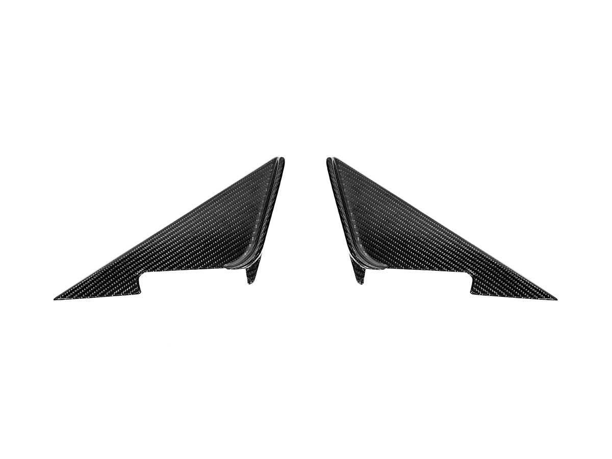 AutoTecknic Dry Carbon Side Mirror Wind Deflector Set - G87 M2-Exterior-Silicon Valley Bimmer