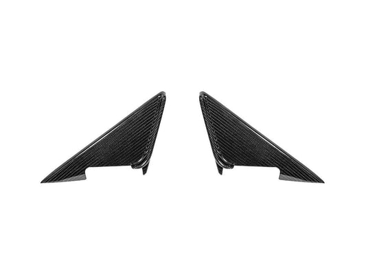 AutoTecknic Dry Carbon Side Mirror Wind Deflector Set - G87 M2-Exterior-Silicon Valley Bimmer