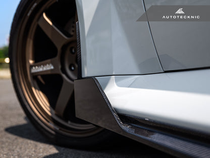 AutoTecknic Dry Carbon Side Skirt Extension Set - G87 M2-Exterior-Silicon Valley Bimmer