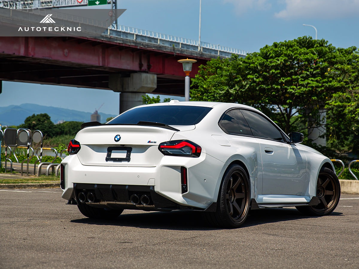 AutoTecknic Dry Carbon Side Skirt Extension Set - G87 M2-Exterior-Silicon Valley Bimmer