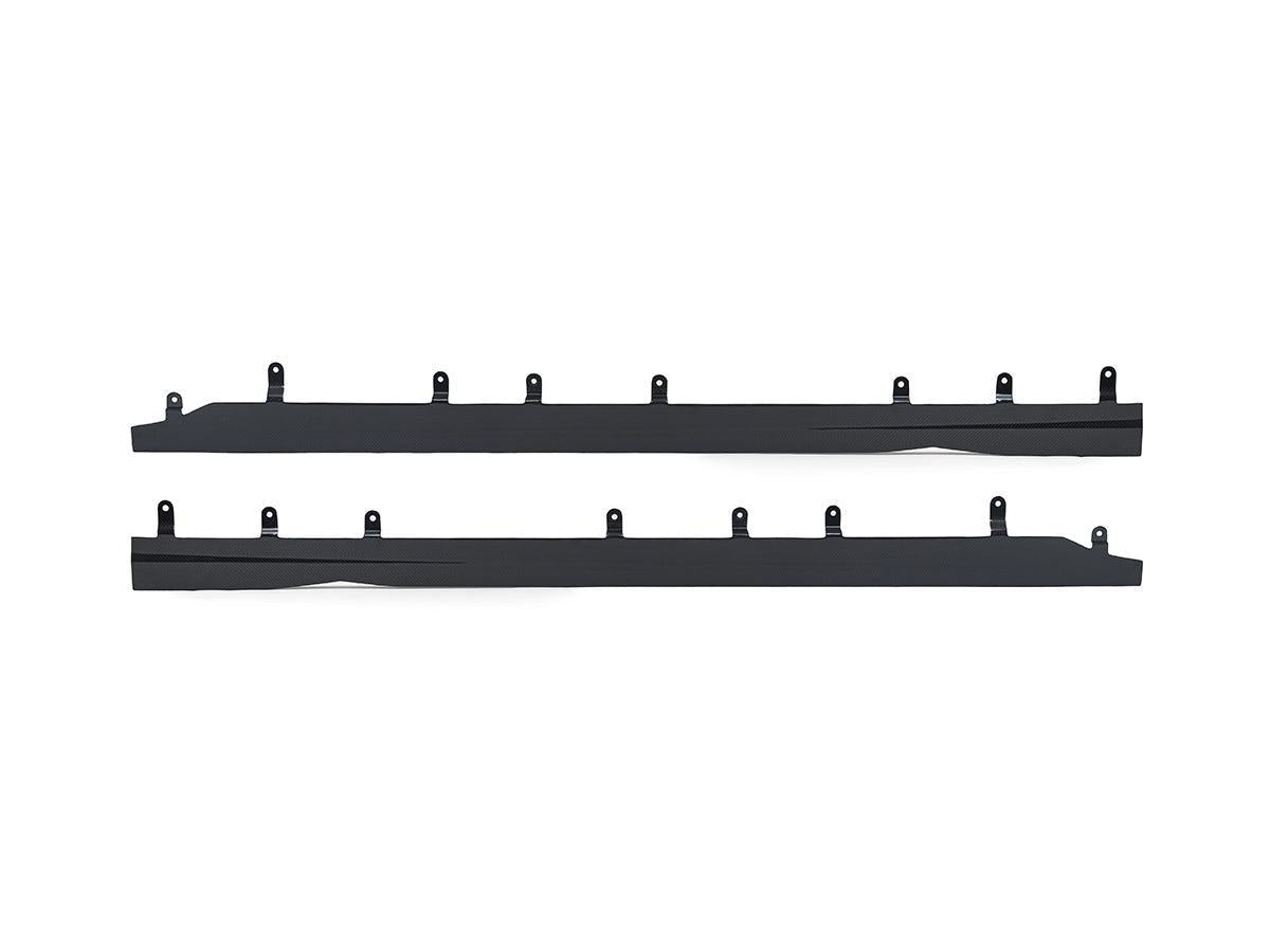AutoTecknic Dry Carbon Side Skirt Extension Set - G87 M2-Exterior-Silicon Valley Bimmer