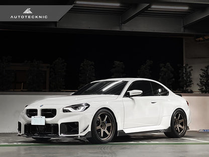 AutoTecknic Dry Carbon Side Skirt Extension Set - G87 M2-Exterior-Silicon Valley Bimmer