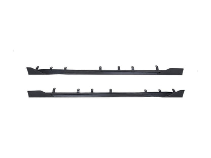 AutoTecknic Dry Carbon Side Skirt Extension Set - G87 M2-Exterior-Silicon Valley Bimmer