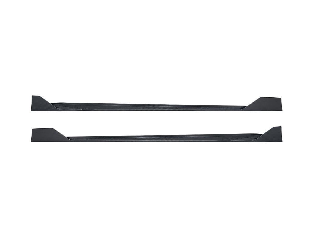 AutoTecknic Dry Carbon Side Skirt Extension Set - G87 M2-Exterior-Silicon Valley Bimmer