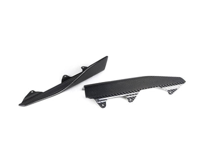 AutoTecknic Dry Carbon Side Skirt Winglet Set - F87 M2-Exterior-Silicon Valley Bimmer