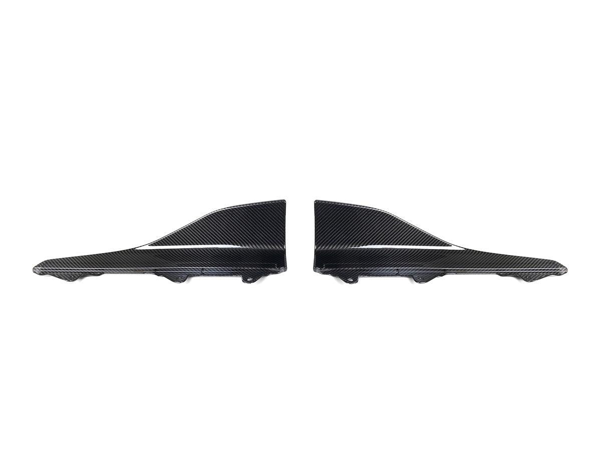 AutoTecknic Dry Carbon Side Skirt Winglet Set - F87 M2-Exterior-Silicon Valley Bimmer