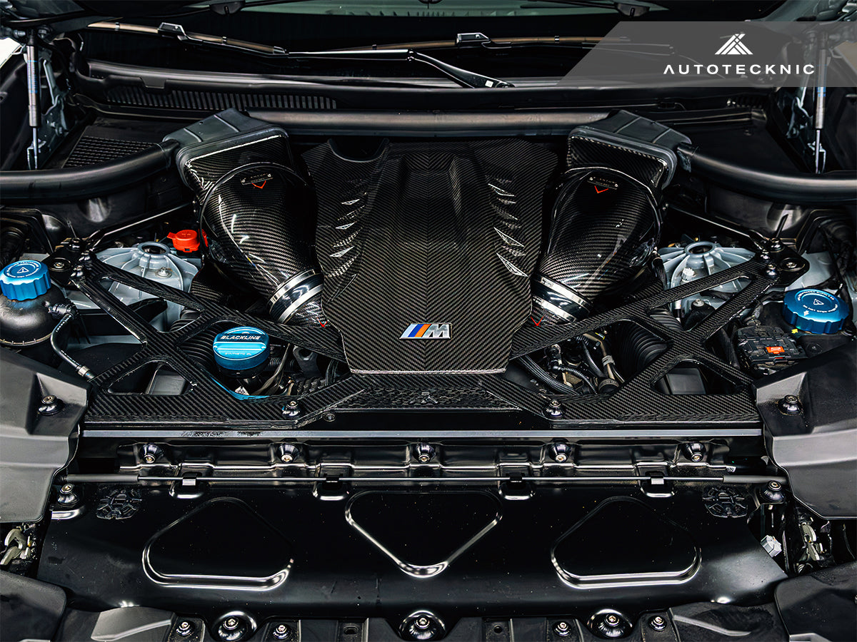 AutoTecknic Dry Carbon Strut Brace - BMW F95 X5M / F96 X6M / G09 XM-Suspension-Silicon Valley Bimmer