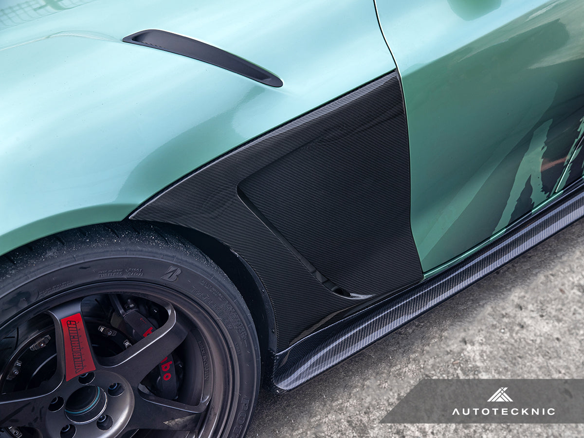 AutoTecknic Dry Carbon V1 Fender Set - A90 Supra 2020-Up-Exterior-Silicon Valley Bimmer