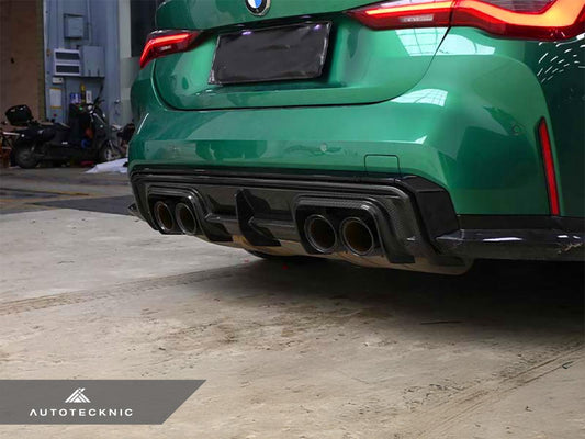 AutoTecknic Dry Carbon Versus Rear Diffuser - BMW G80/ G81 M3 | G82/ G83 M4-Diffuser-Silicon Valley Bimmer