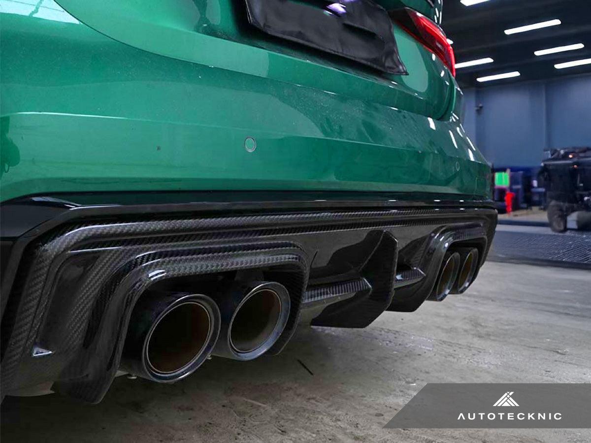 AutoTecknic Dry Carbon Versus Rear Diffuser - BMW G80/ G81 M3 | G82/ G83 M4-Diffuser-Silicon Valley Bimmer