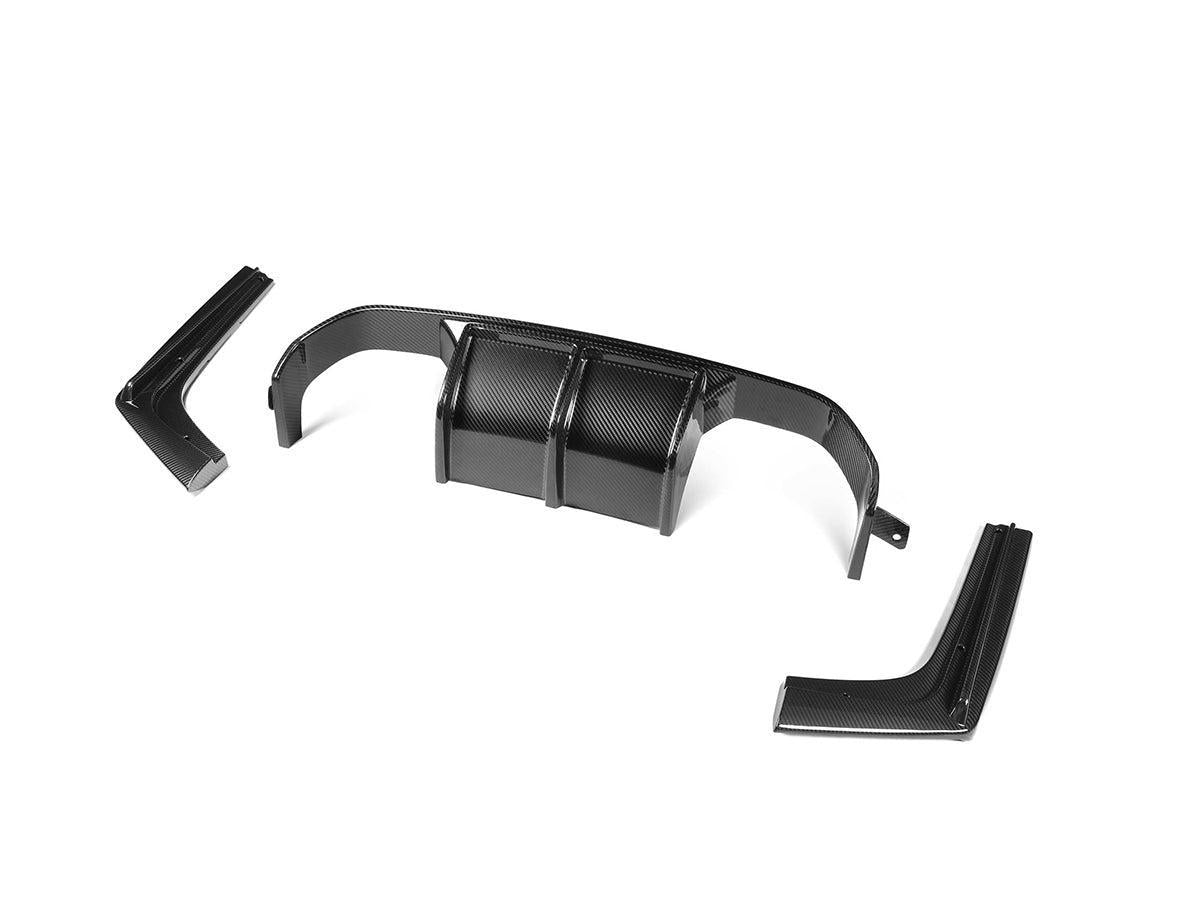 AutoTecknic Dry Carbon Versus Rear Diffuser Set - F80 M3 | F82/ F83 M4-Exterior-Silicon Valley Bimmer